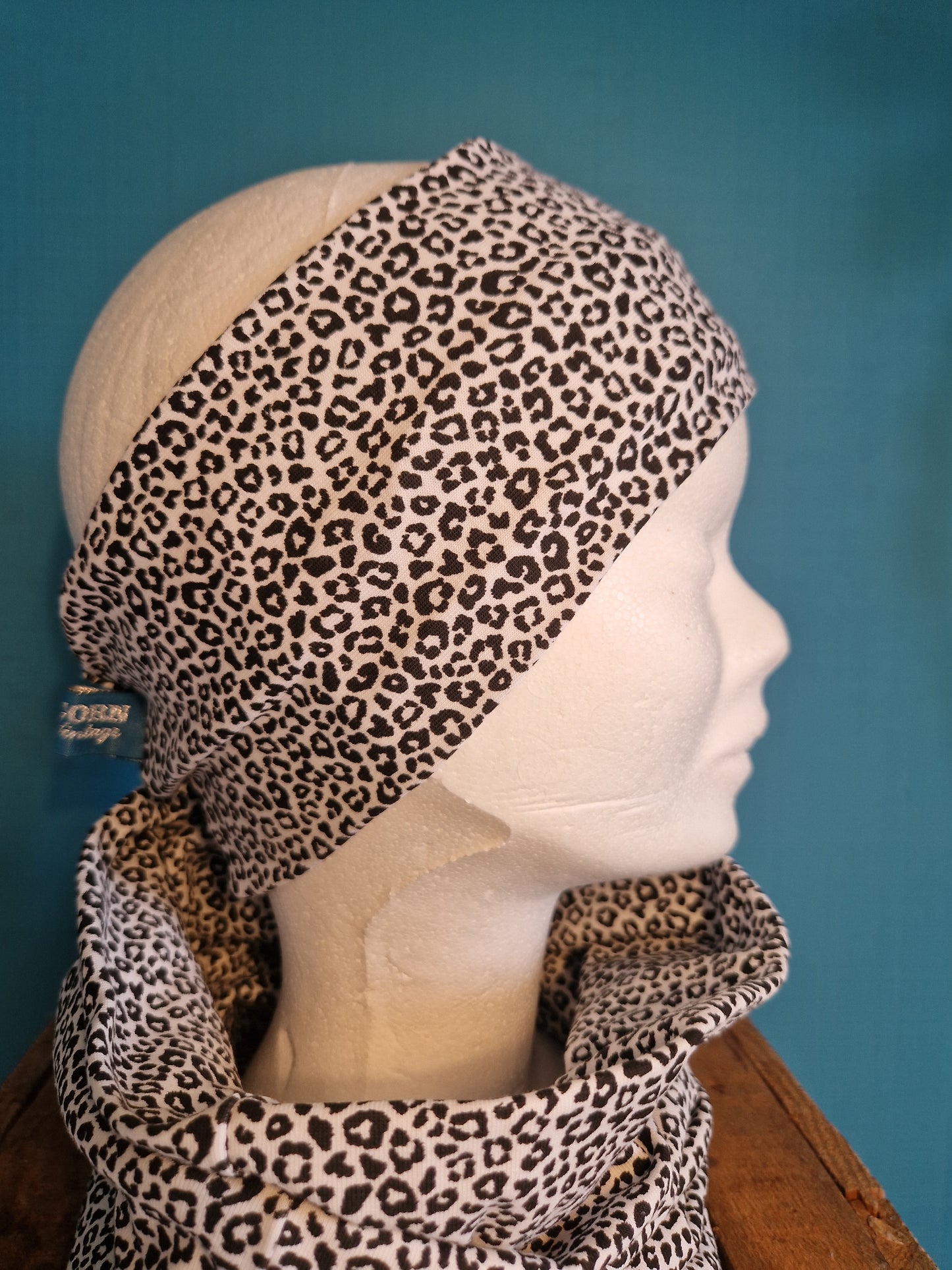 Bandeau Leopard Noir et blanc