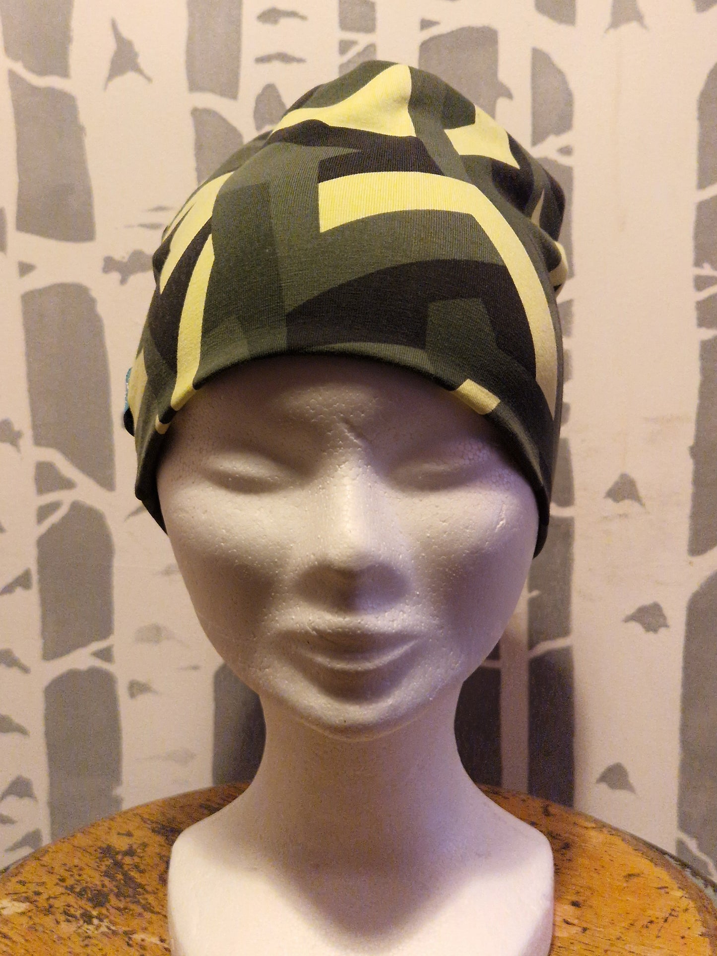 beanie bonnet abstract camo