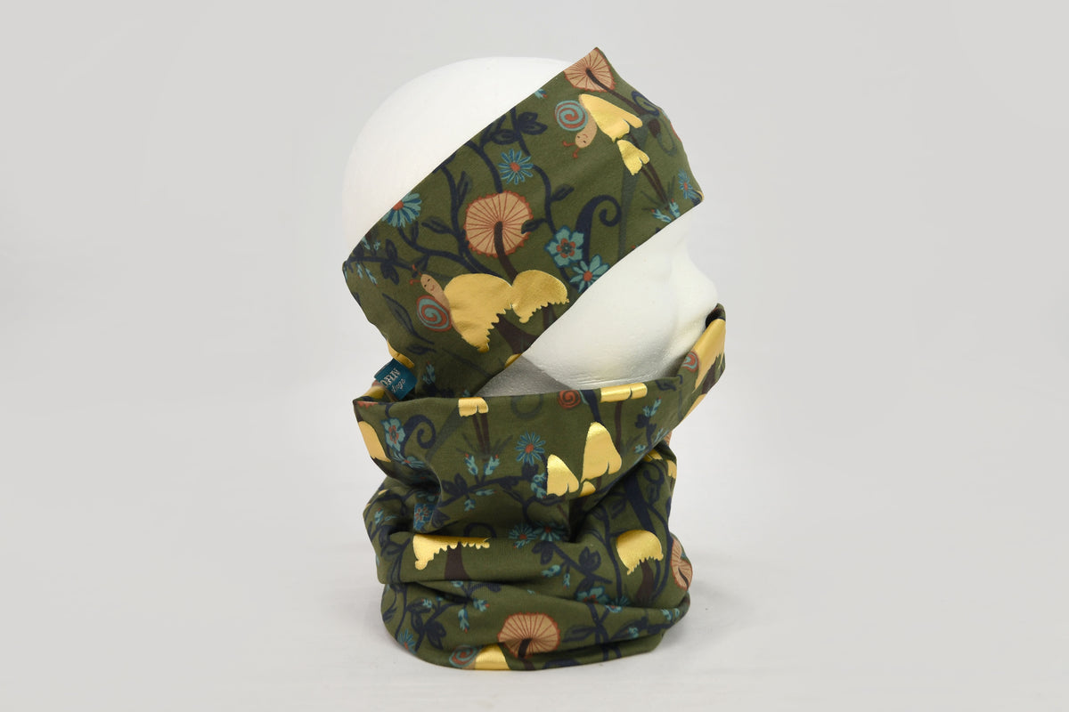 Beanie Bonnet Gold Mushrooms