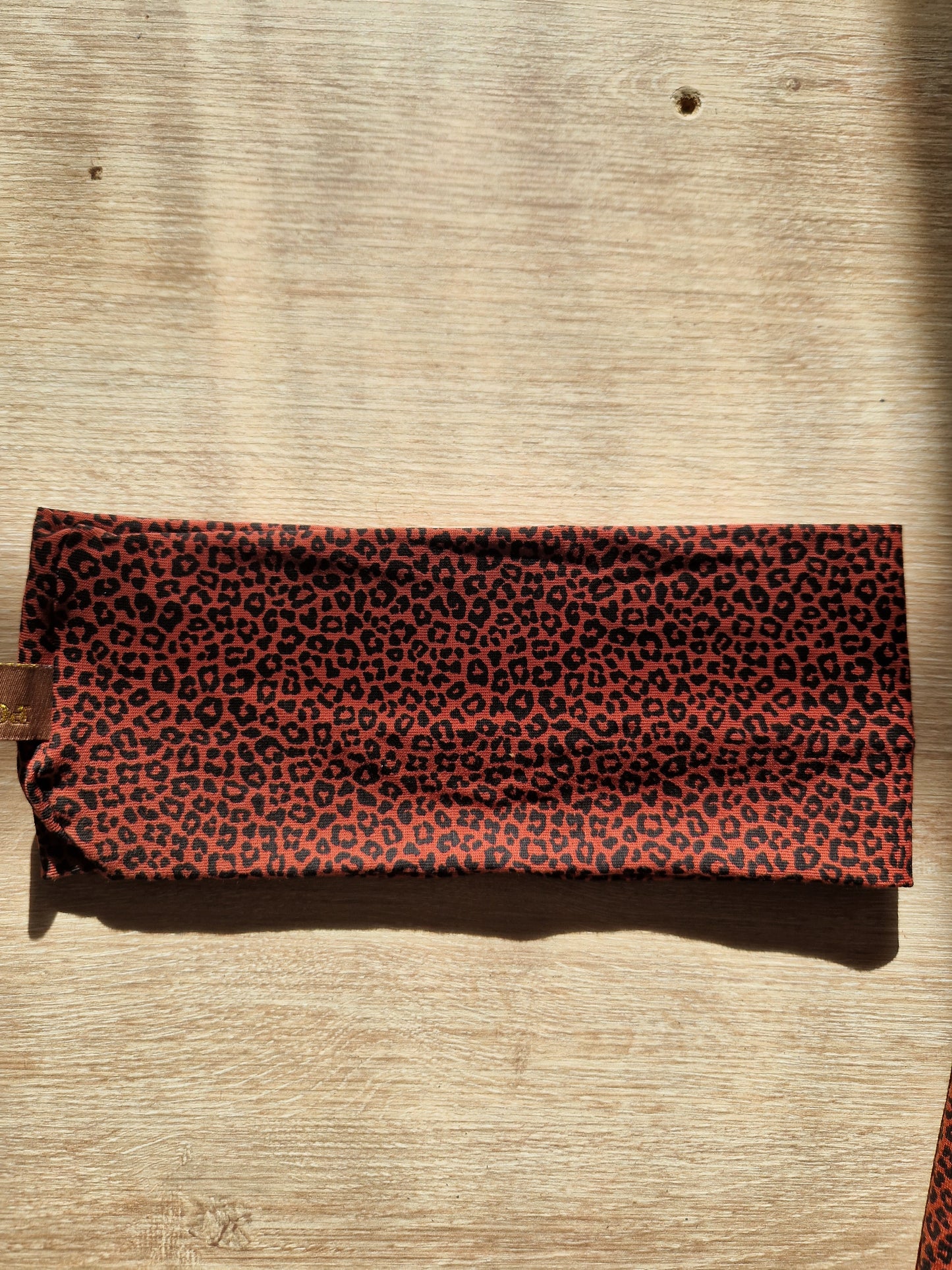 Bandeau Leopard Rouge