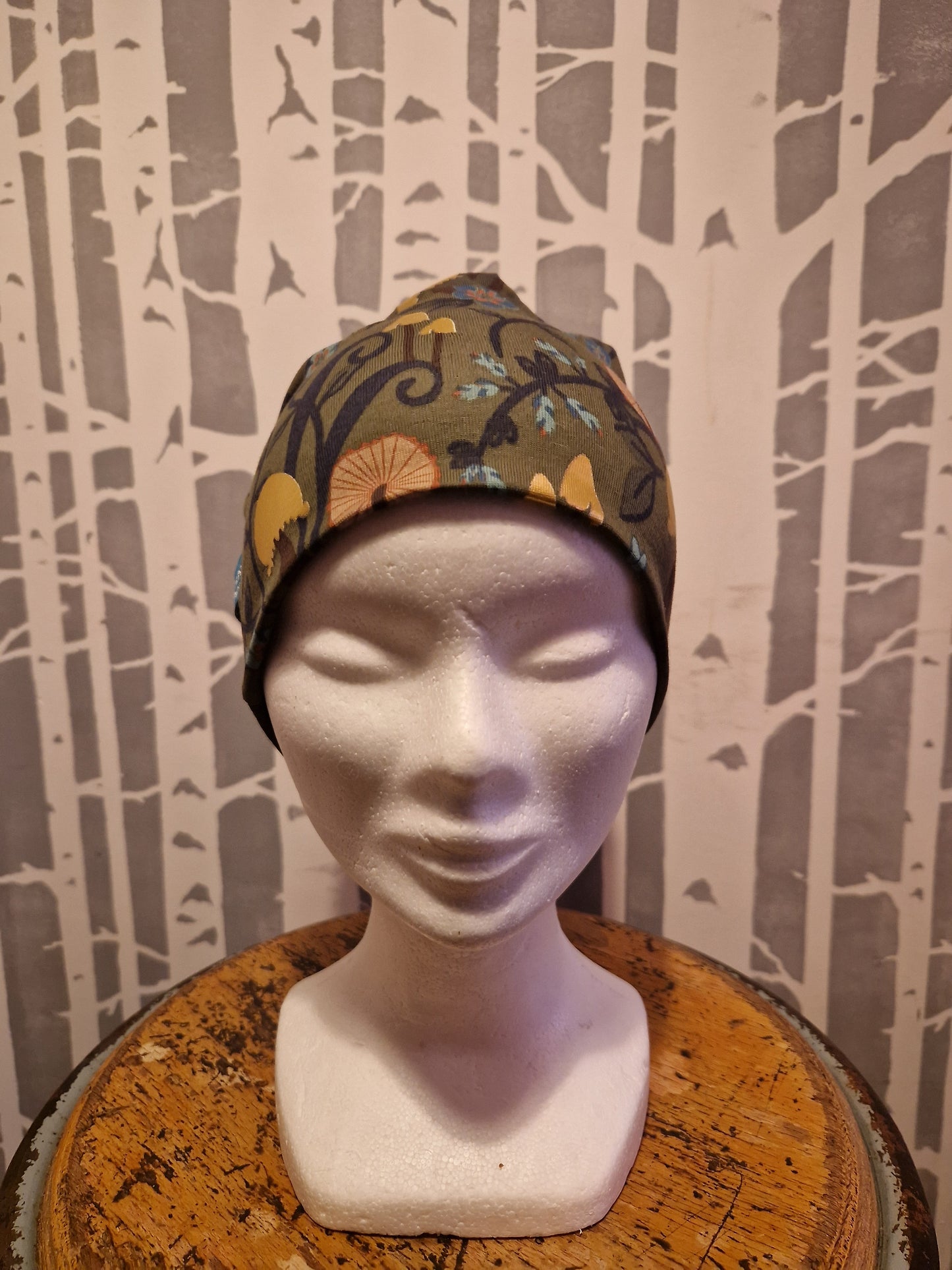 Beanie Bonnet Gold Mushrooms