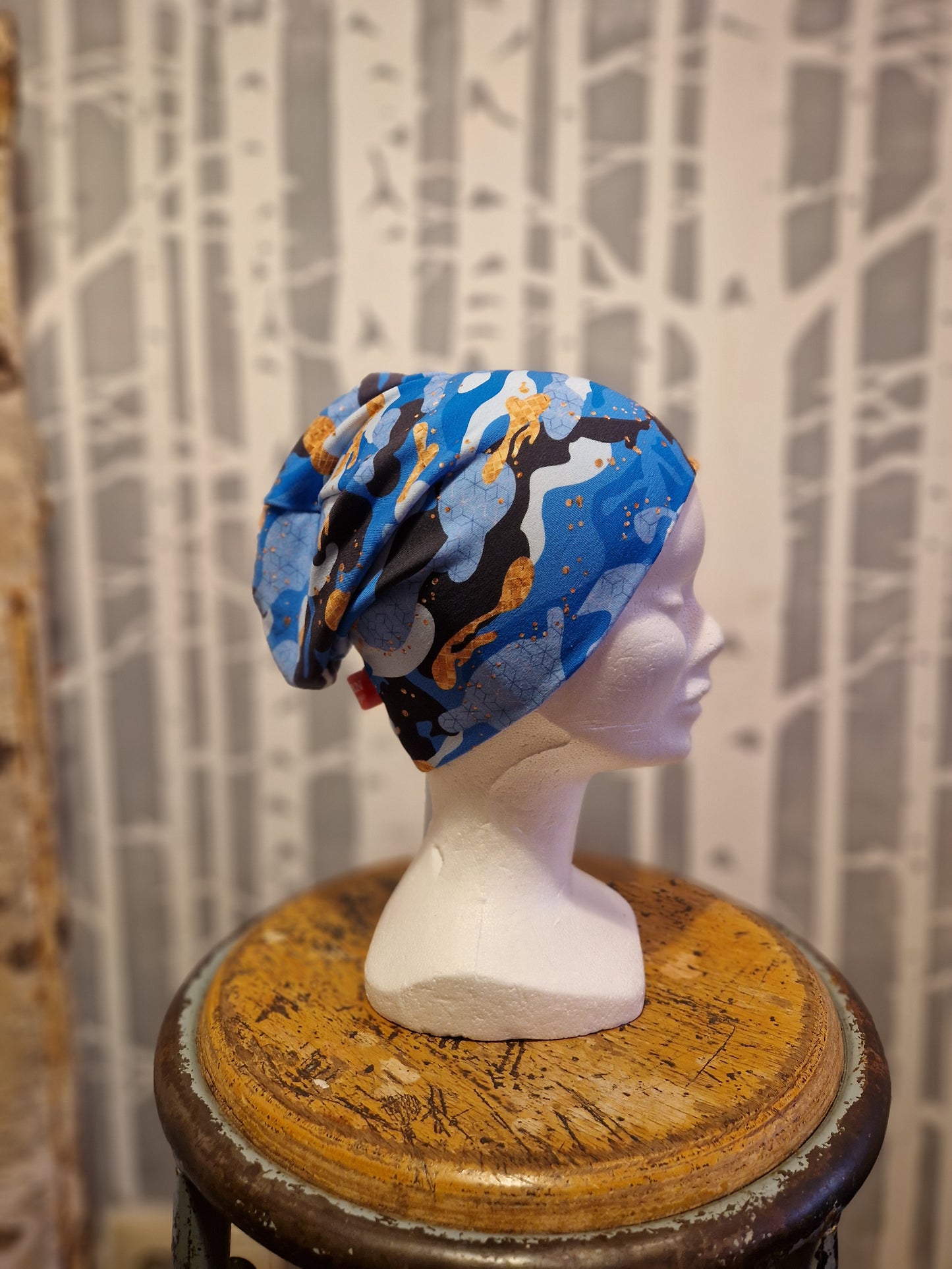 Beanie Bonnet Blue waves