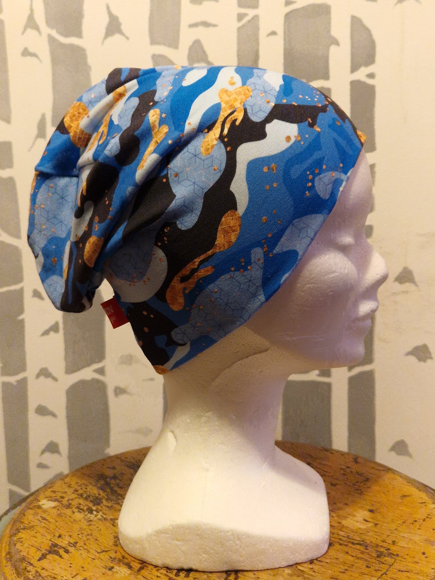 Beanie Bonnet Blue waves