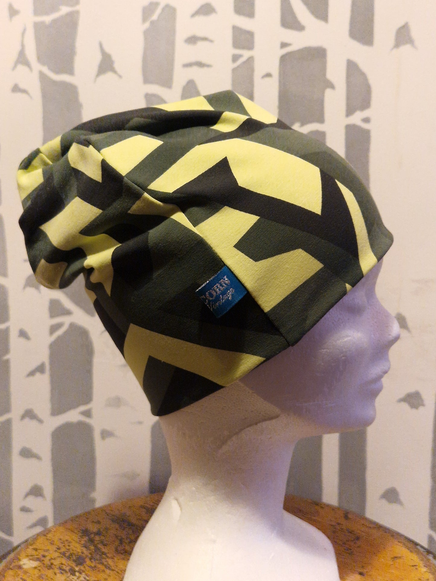 beanie bonnet abstract camo
