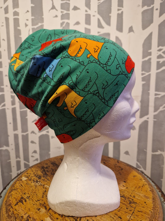 Beanie Bonnet Dino Green