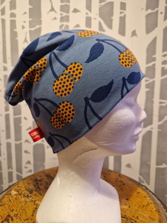 Beanie Bonnet Blue Cherry